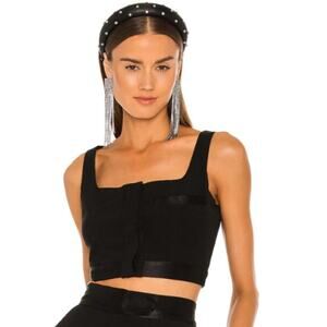 Lovers and Friends Yasmeen Vest in Black NWT Size Small